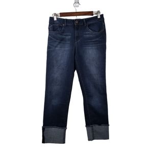 1822 Denim Taylor Crop Cuffed Hem Size 8